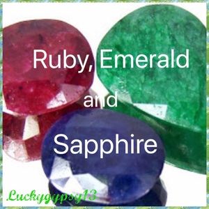 Indian Emerald Ruby Sapphire Jewelry